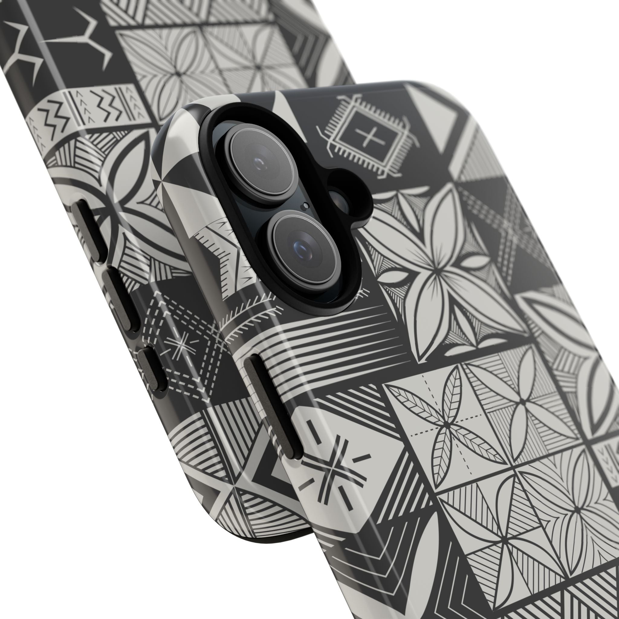 Maluelue (Black & Grey) Phone Case