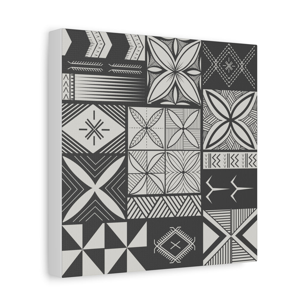 Maluelue (Black & Grey) Canvas