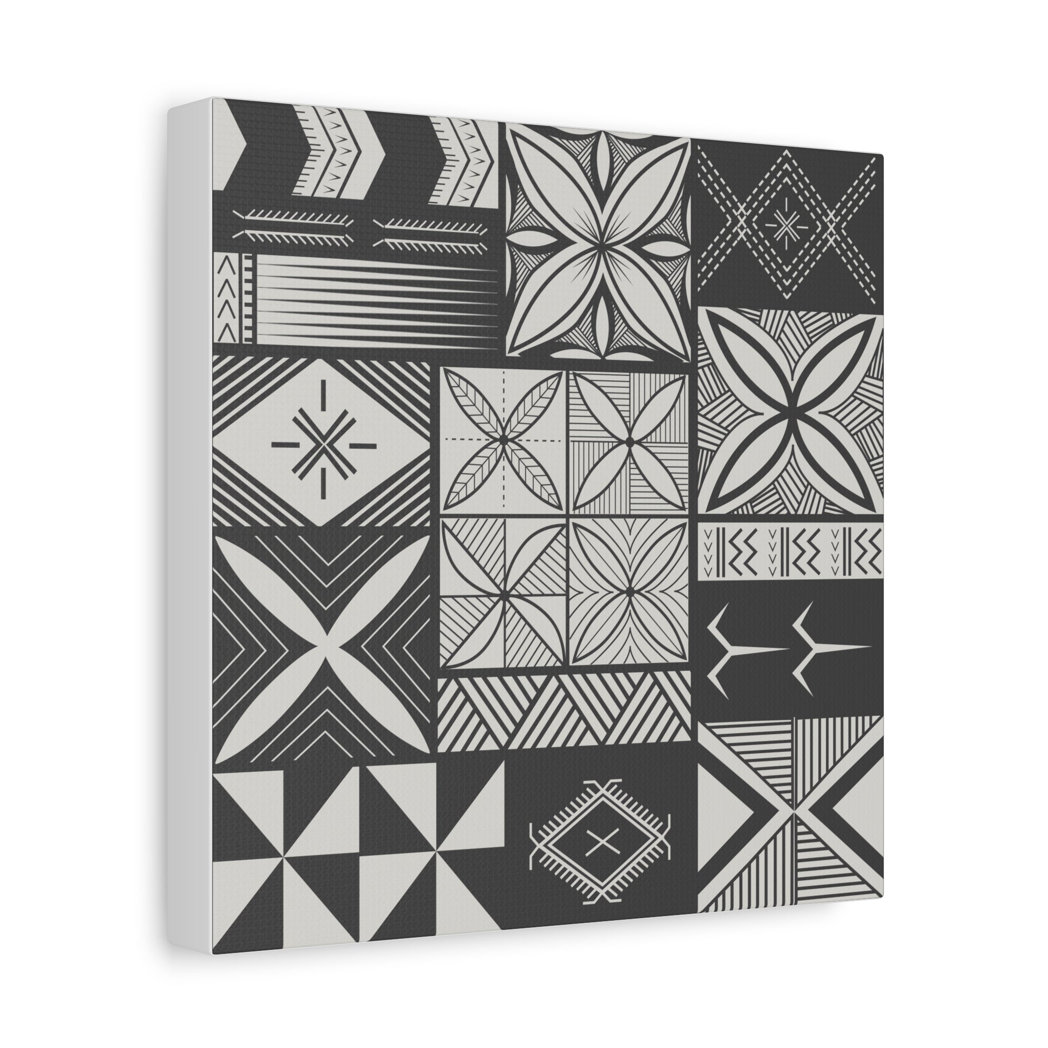 Maluelue (Black & Grey) Canvas