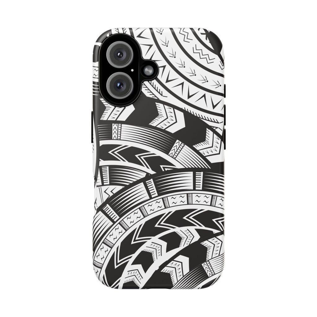 Black and White Tatau Phone Case