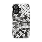 Black and White Tatau Phone Case