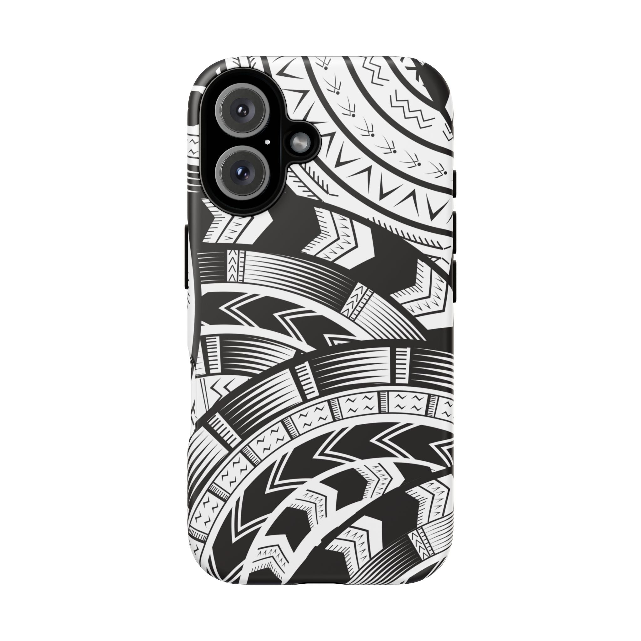 Black and White Tatau Phone Case