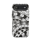 Black and White Tatau Phone Case