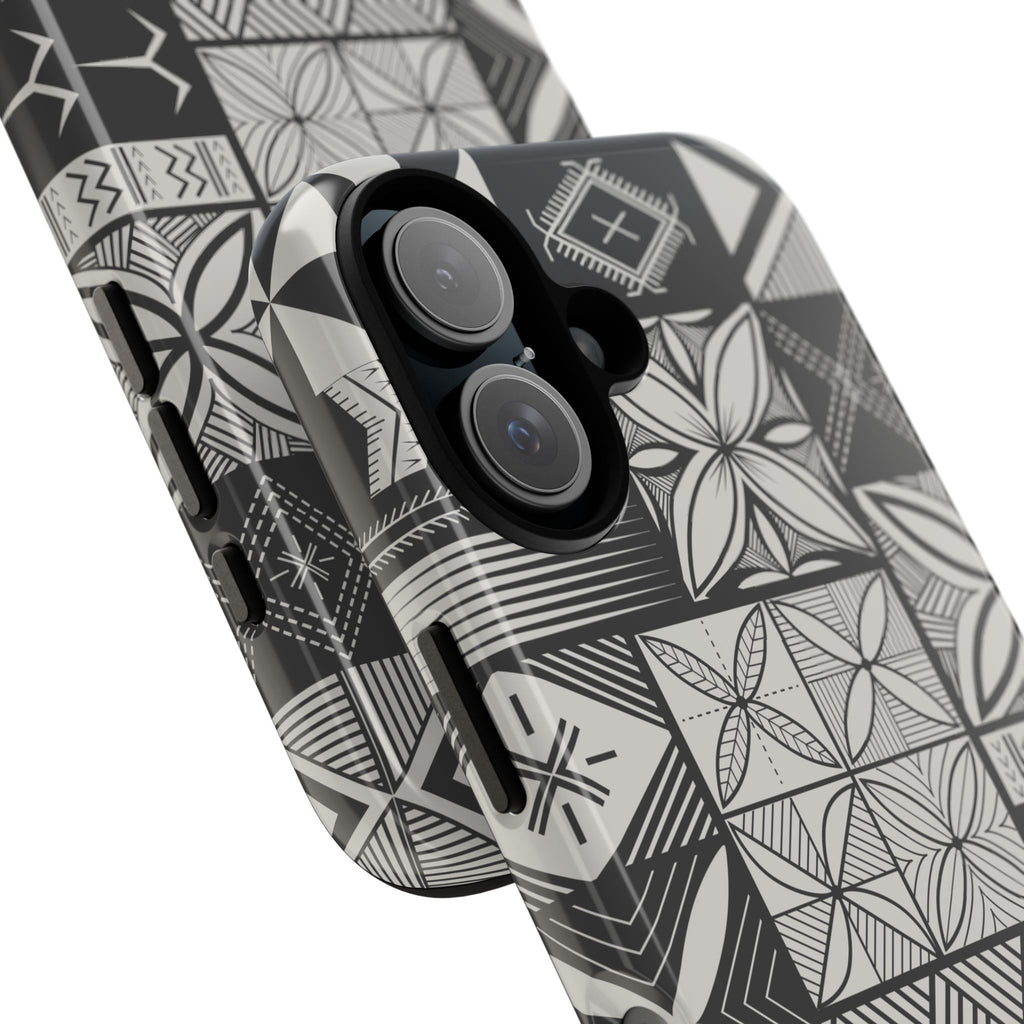 Maluelue (Black & Grey) Phone Case