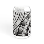 Black and White Tatau Sipper Glass