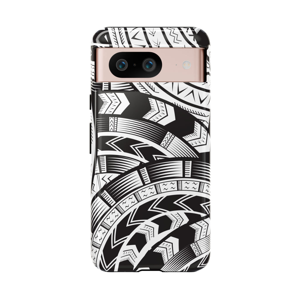 Black and White Tatau Phone Case