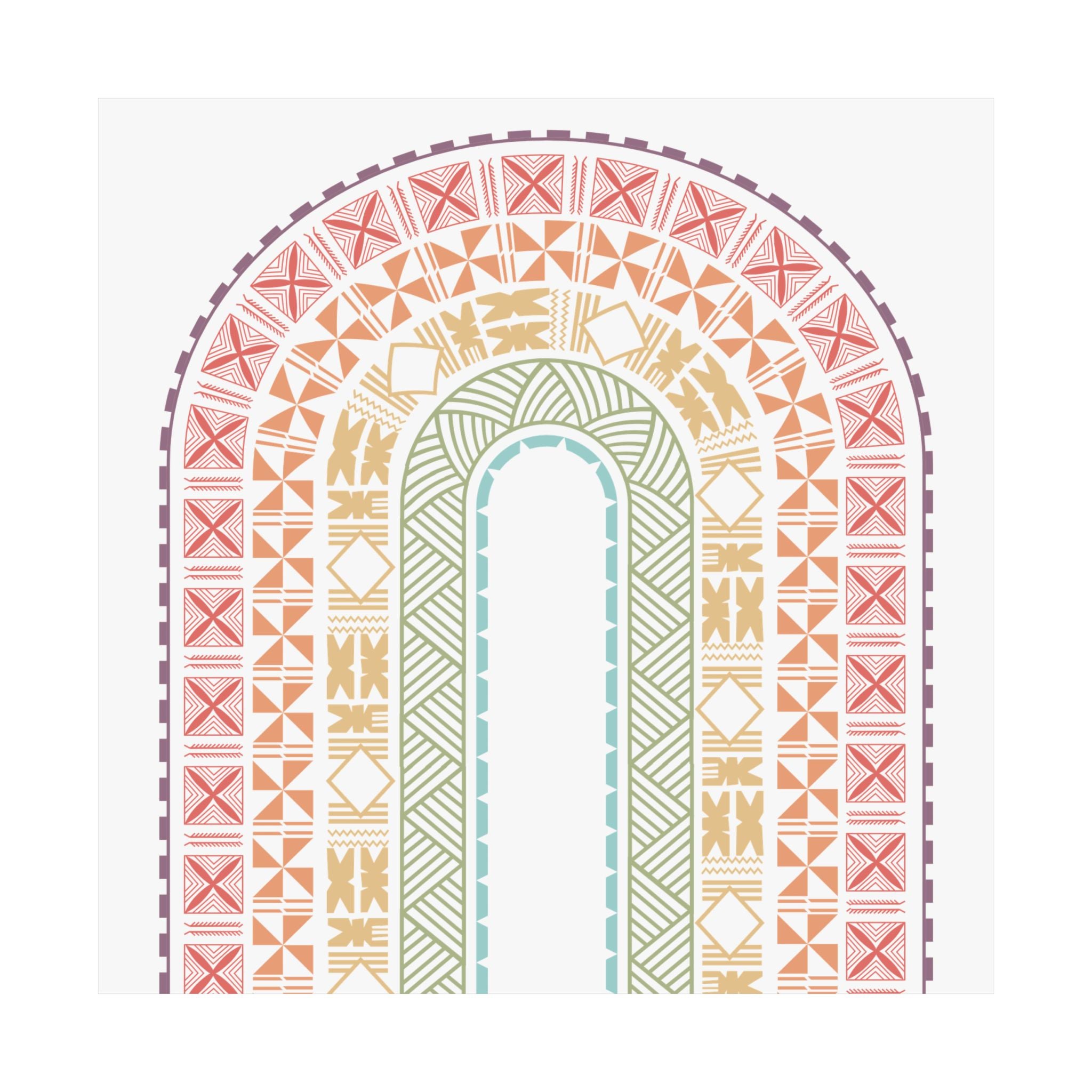 Tapa Rainbow Poster