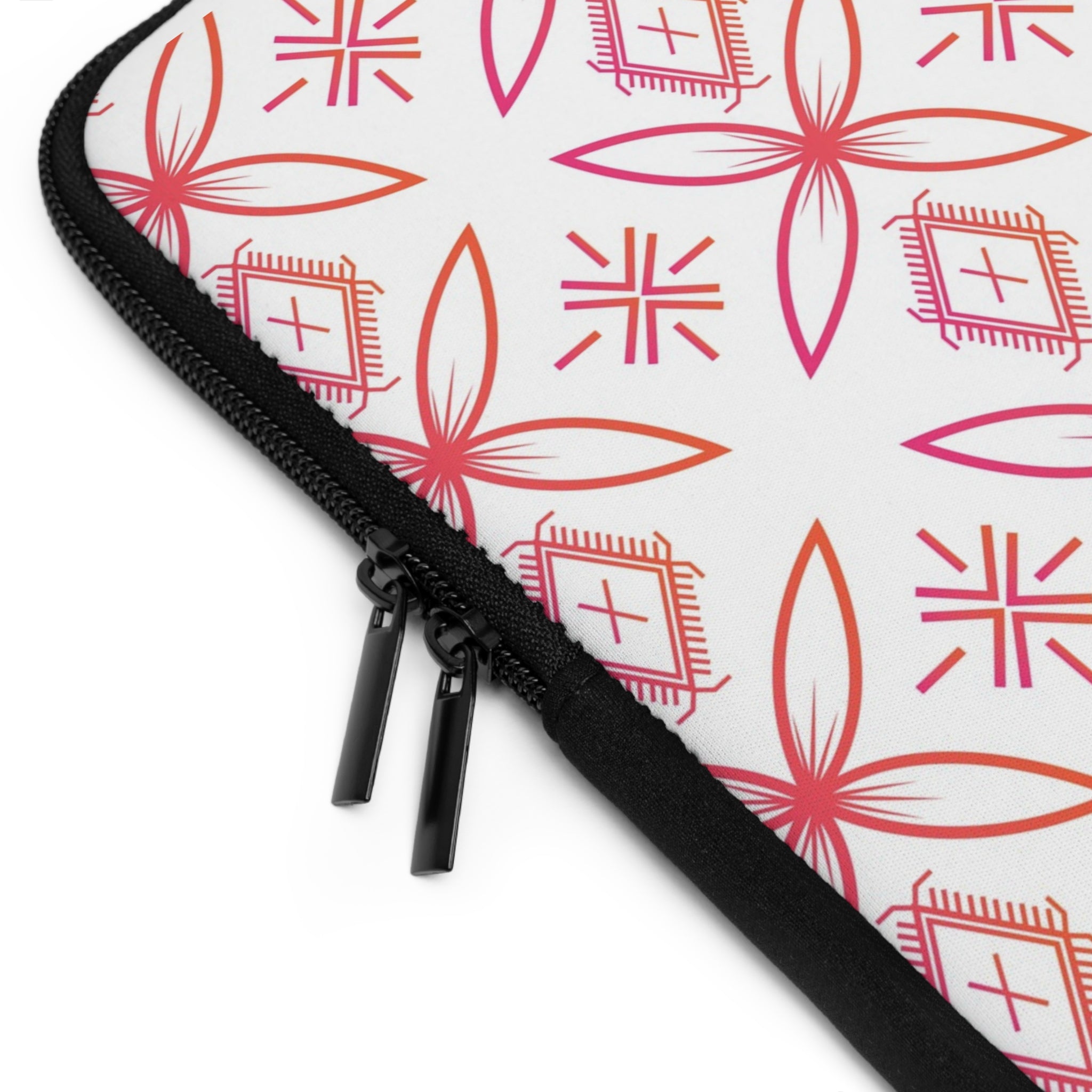 Fuli (Pink & Orange) Laptop Sleeve