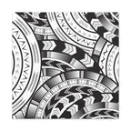 Black and White Tatau Canvas