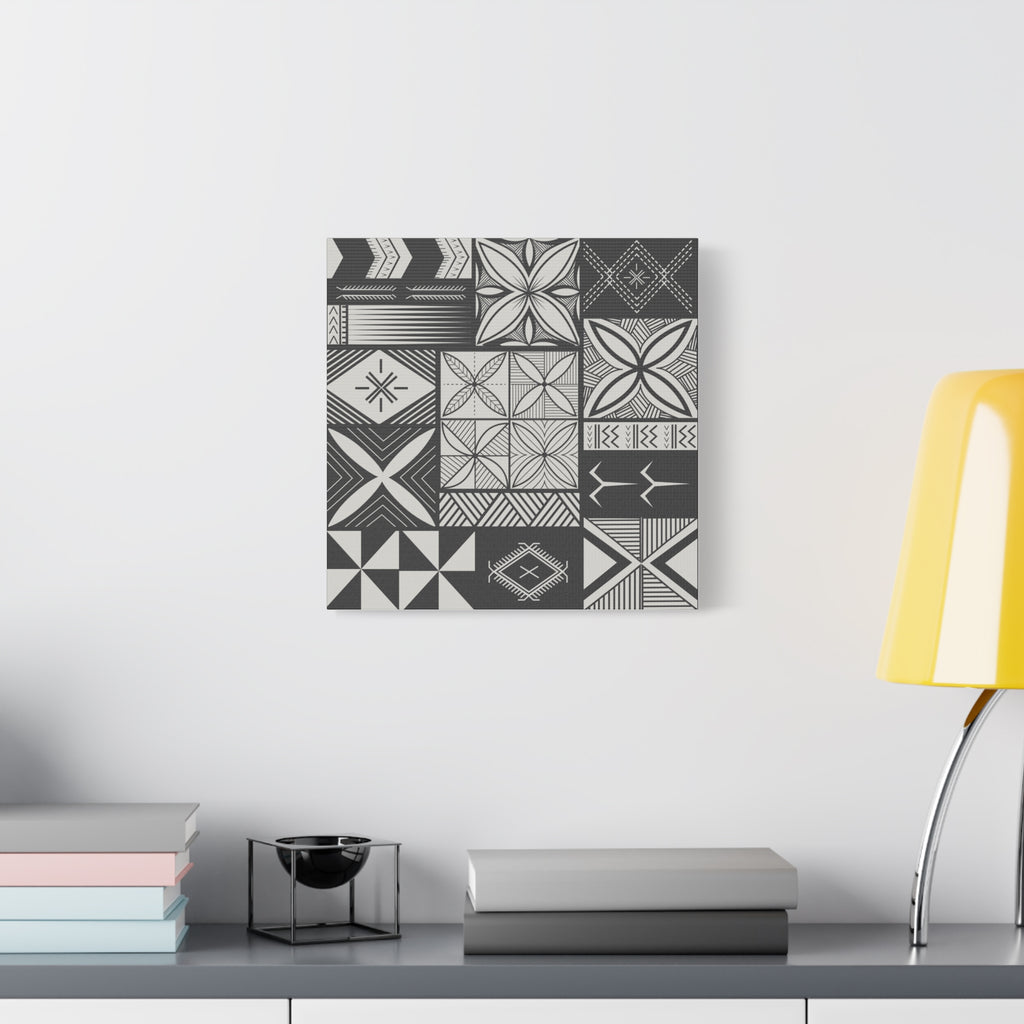 Maluelue (Black & Grey) Canvas