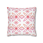 Fuli (Pink & Orange) Square Pillow Case