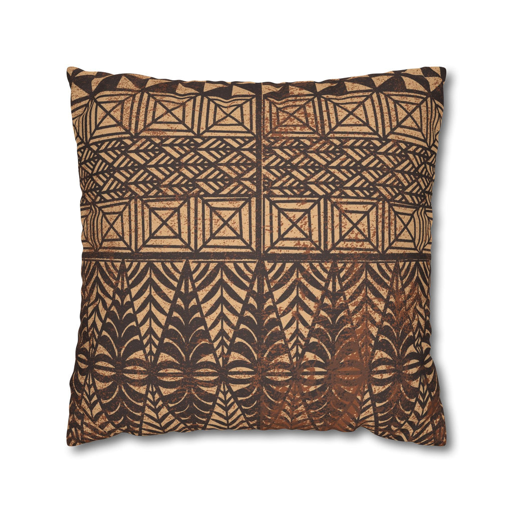 Tongan Ngatu Square Pillow Case