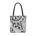 Black and White Tatau Tote Bag