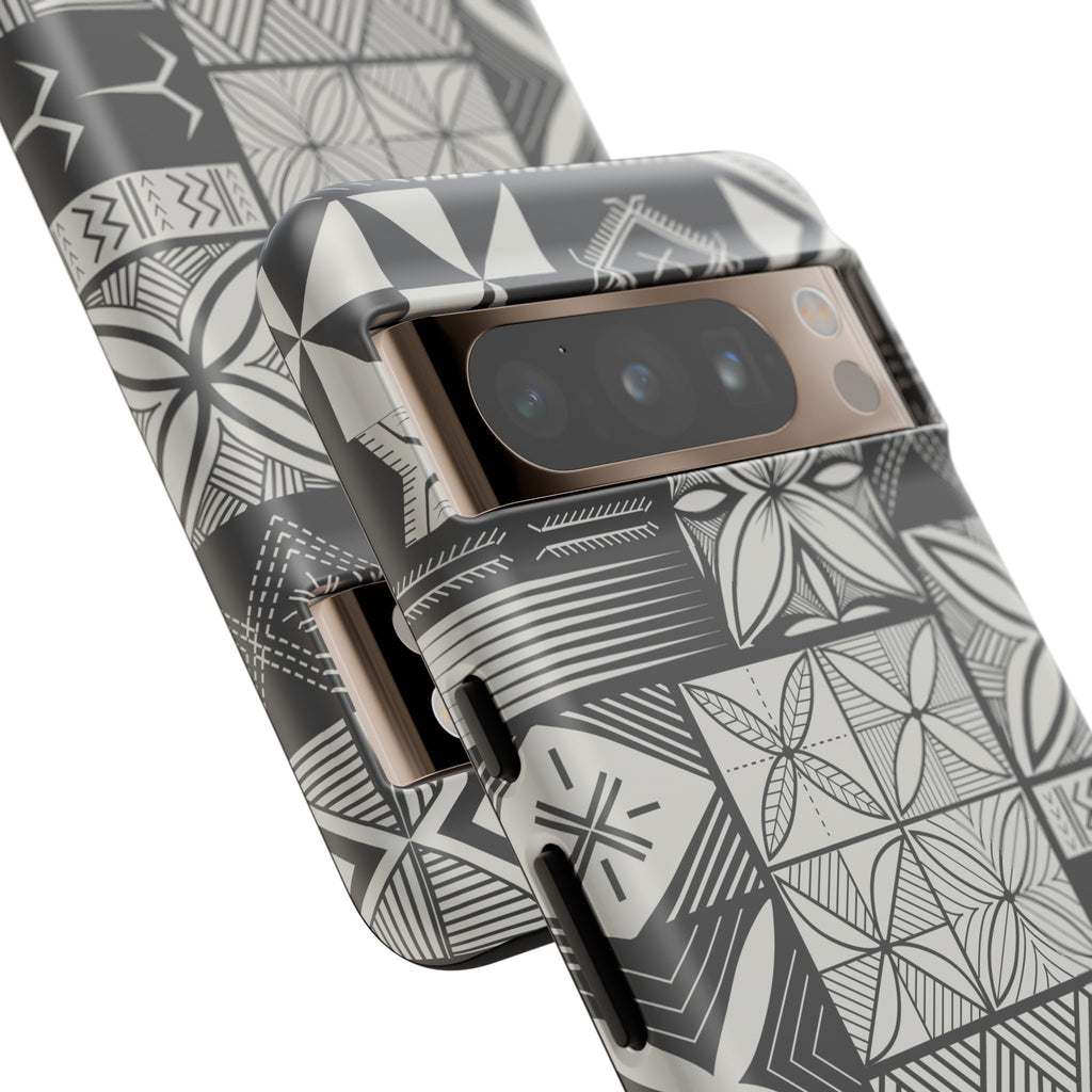 Maluelue (Black & Grey) Phone Case