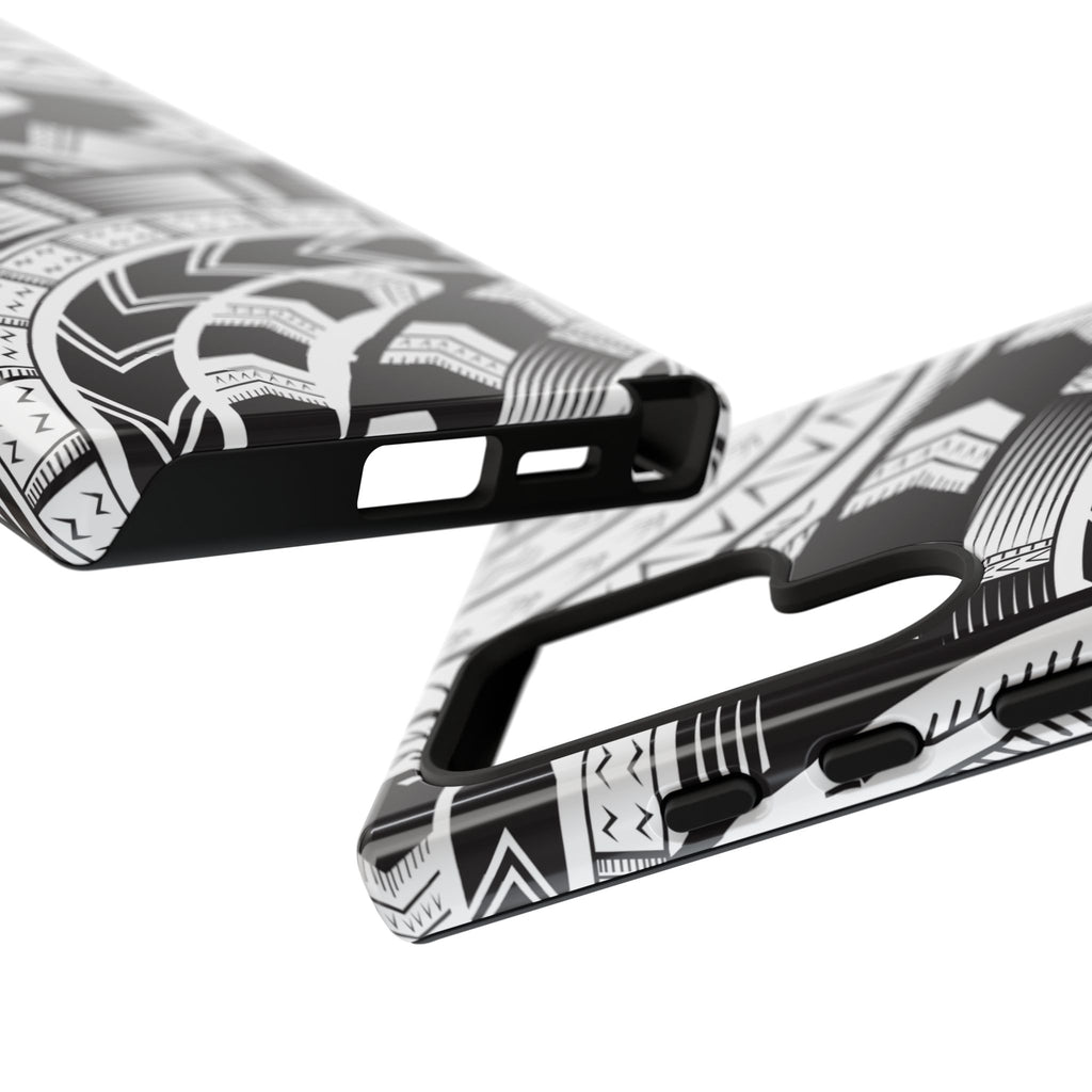 Black and White Tatau Phone Case