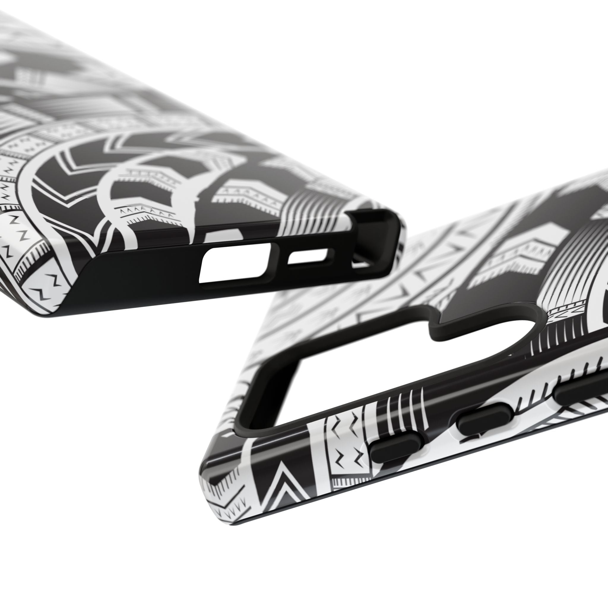 Black and White Tatau Phone Case
