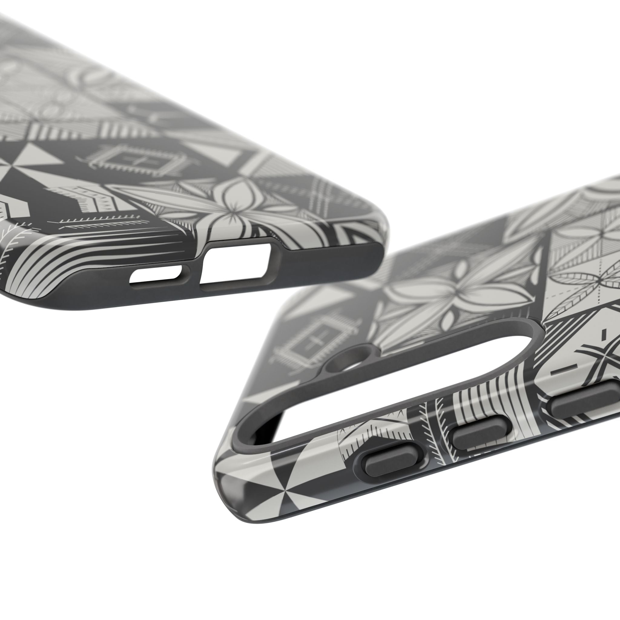 Maluelue (Black & Grey) Phone Case