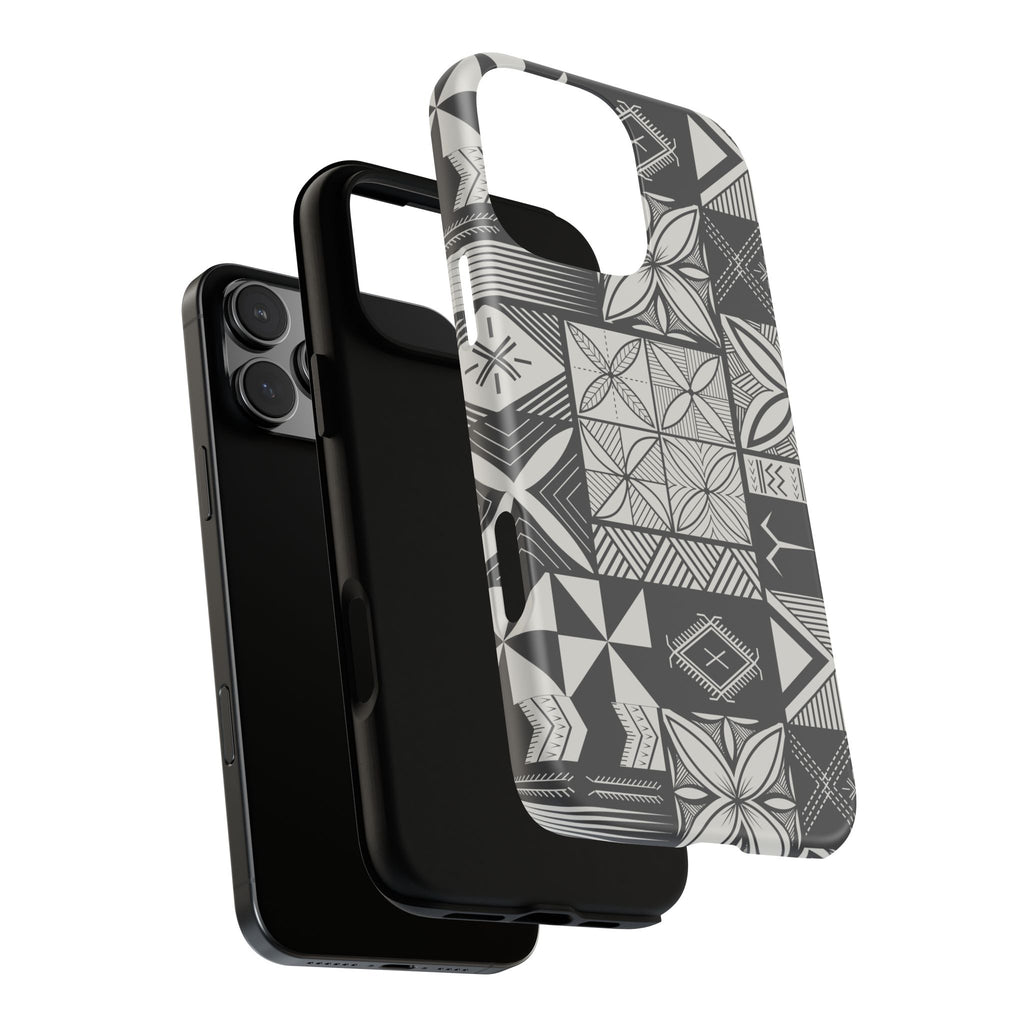 Maluelue (Black & Grey) Phone Case