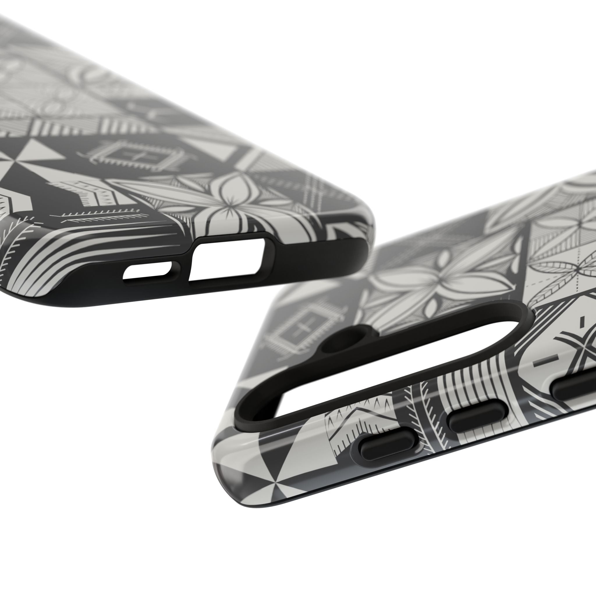 Maluelue (Black & Grey) Phone Case