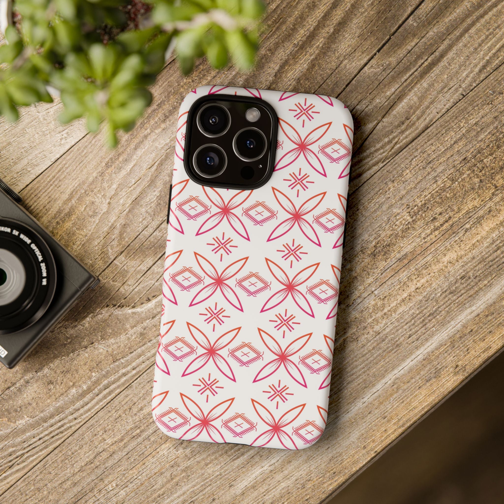 Fuli (Pink & Orange) Phone Case