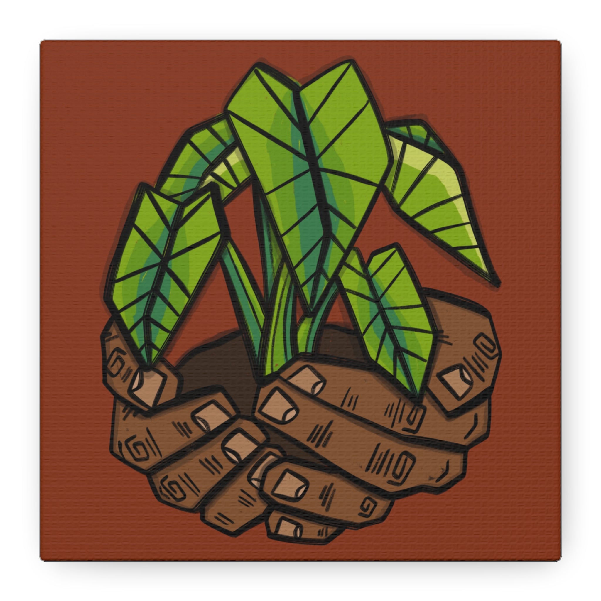 Growing Kalo Canvas