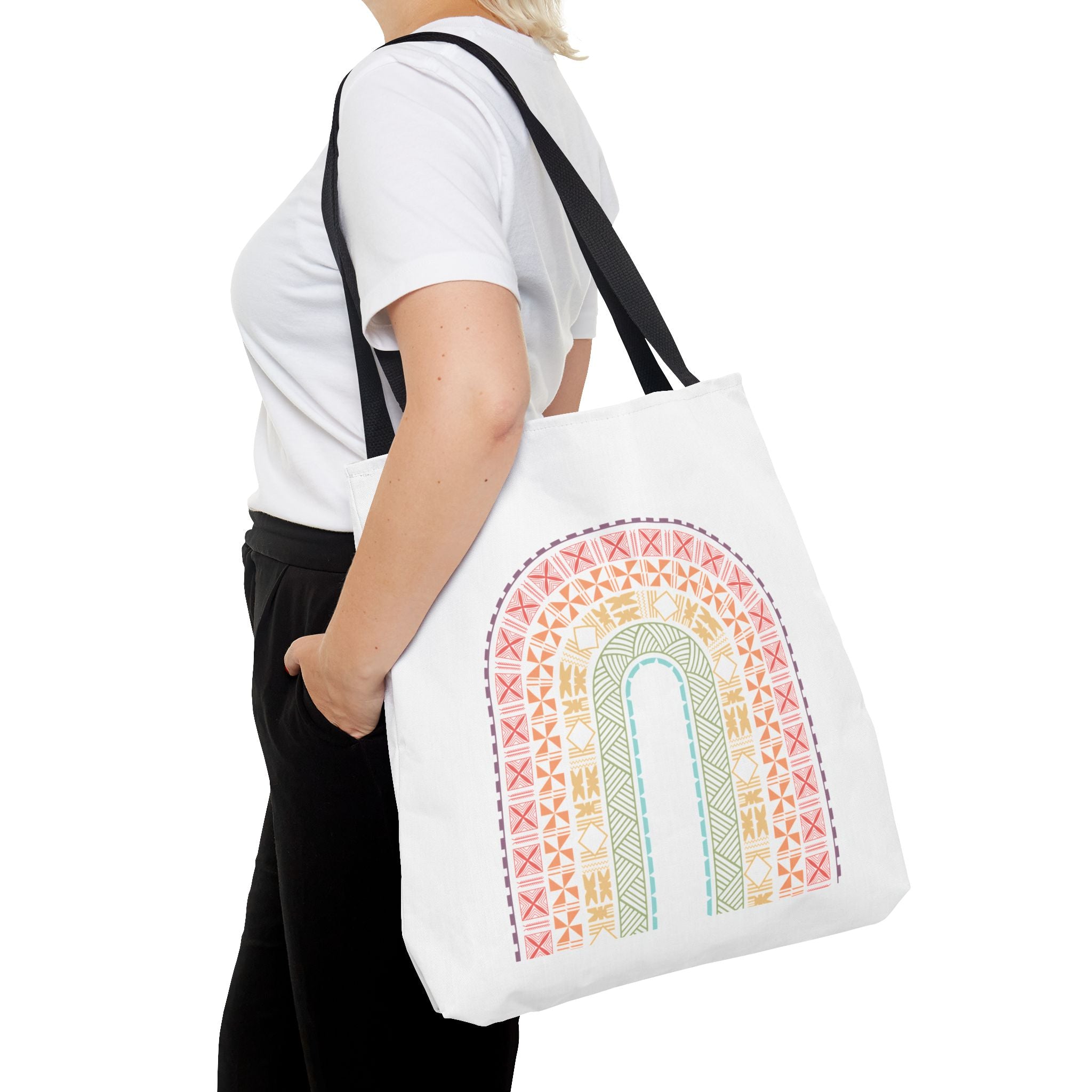 Tapa Rainbow Tote Bag