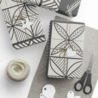 Maluelue (Black & Grey) Wrapping Paper