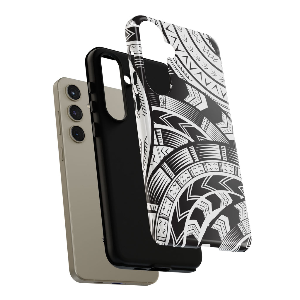 Black and White Tatau Phone Case