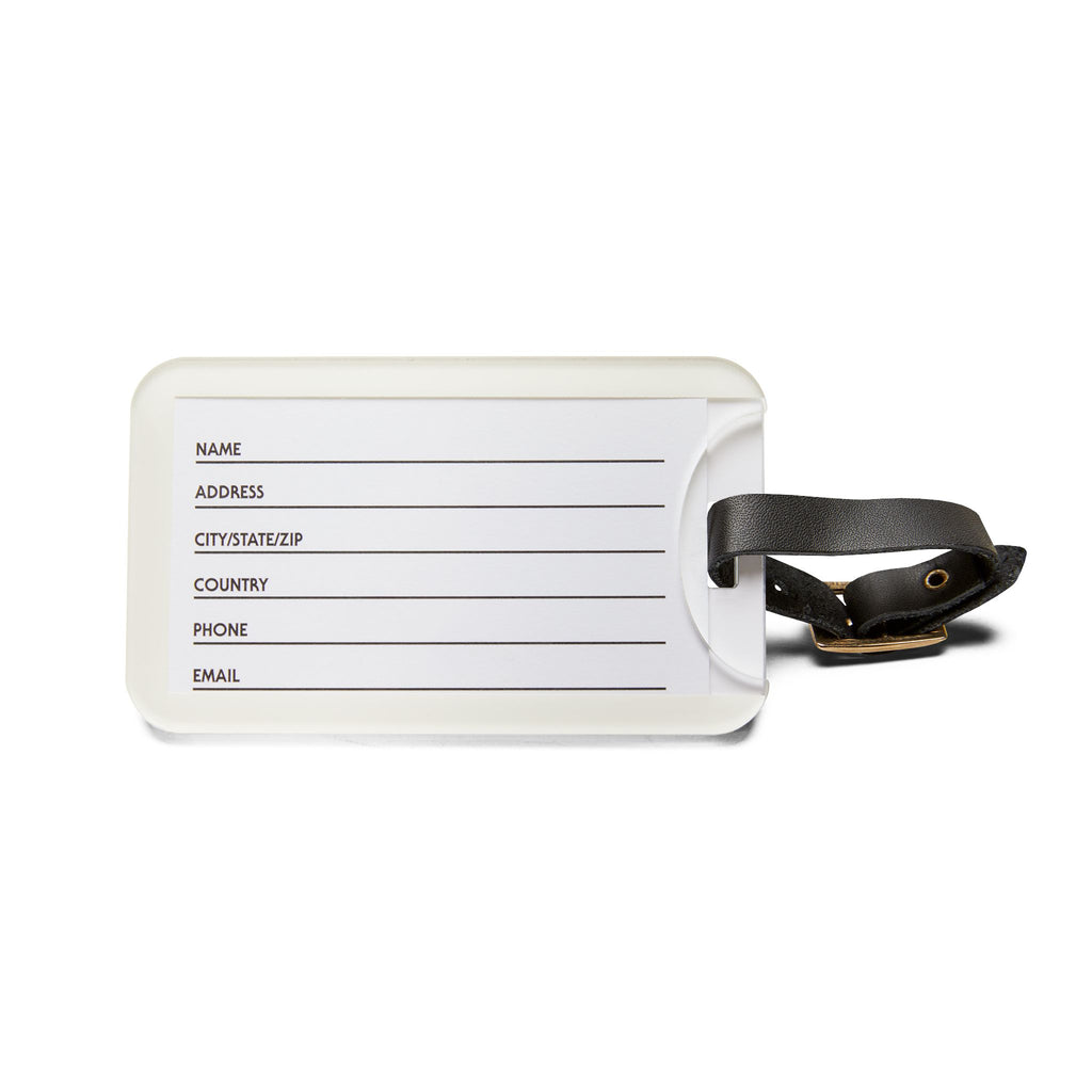 Maluelue (Black & Grey) Luggage Tag