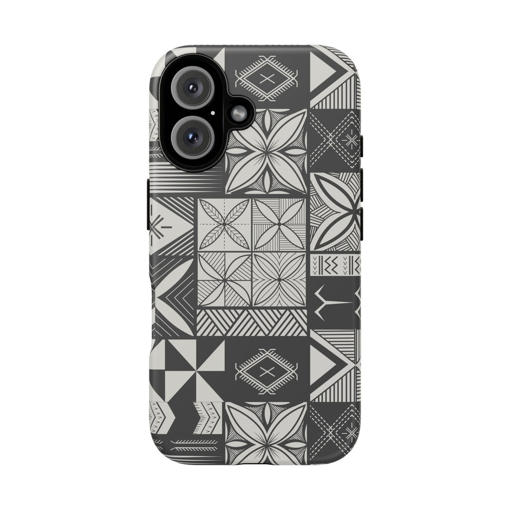 Maluelue (Black & Grey) Phone Case