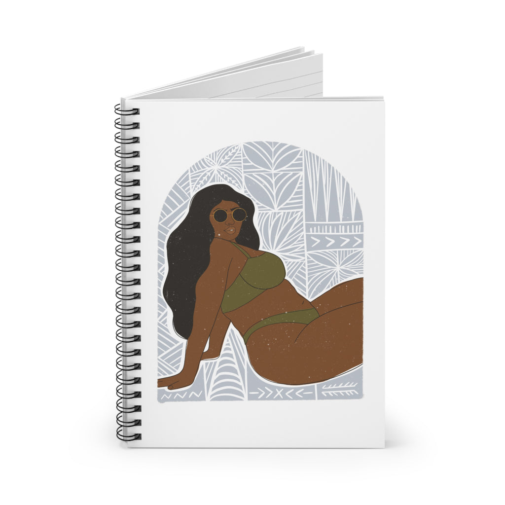 Heavy on the Good Vibes Spiral Notebook