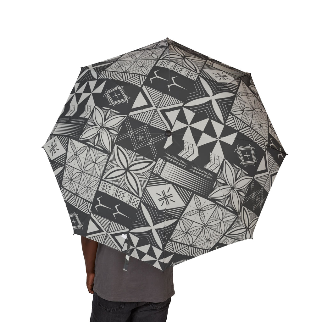 Maluelue (Black & Grey) Foldable Umbrella