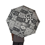 Maluelue (Black & Grey) Foldable Umbrella