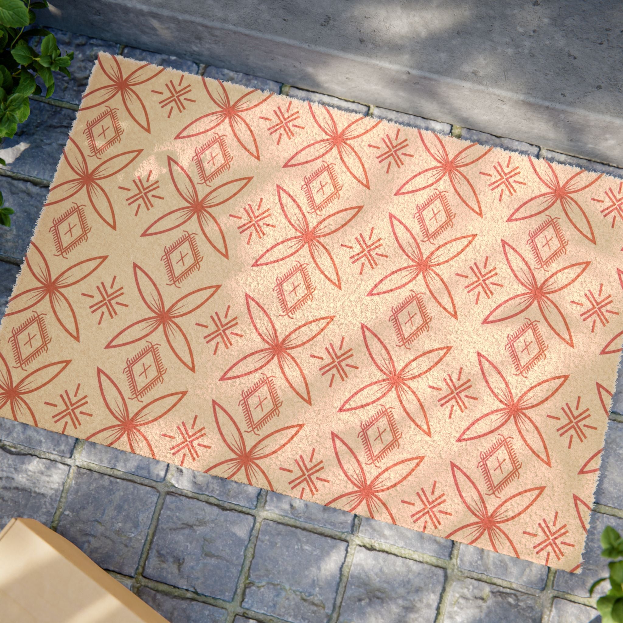 Fuli (Pink & Orange) Door Mat