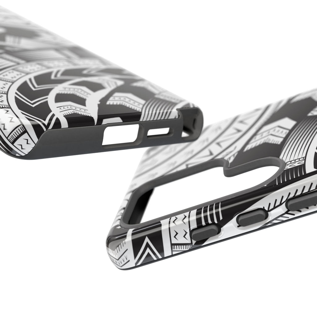 Black and White Tatau Phone Case