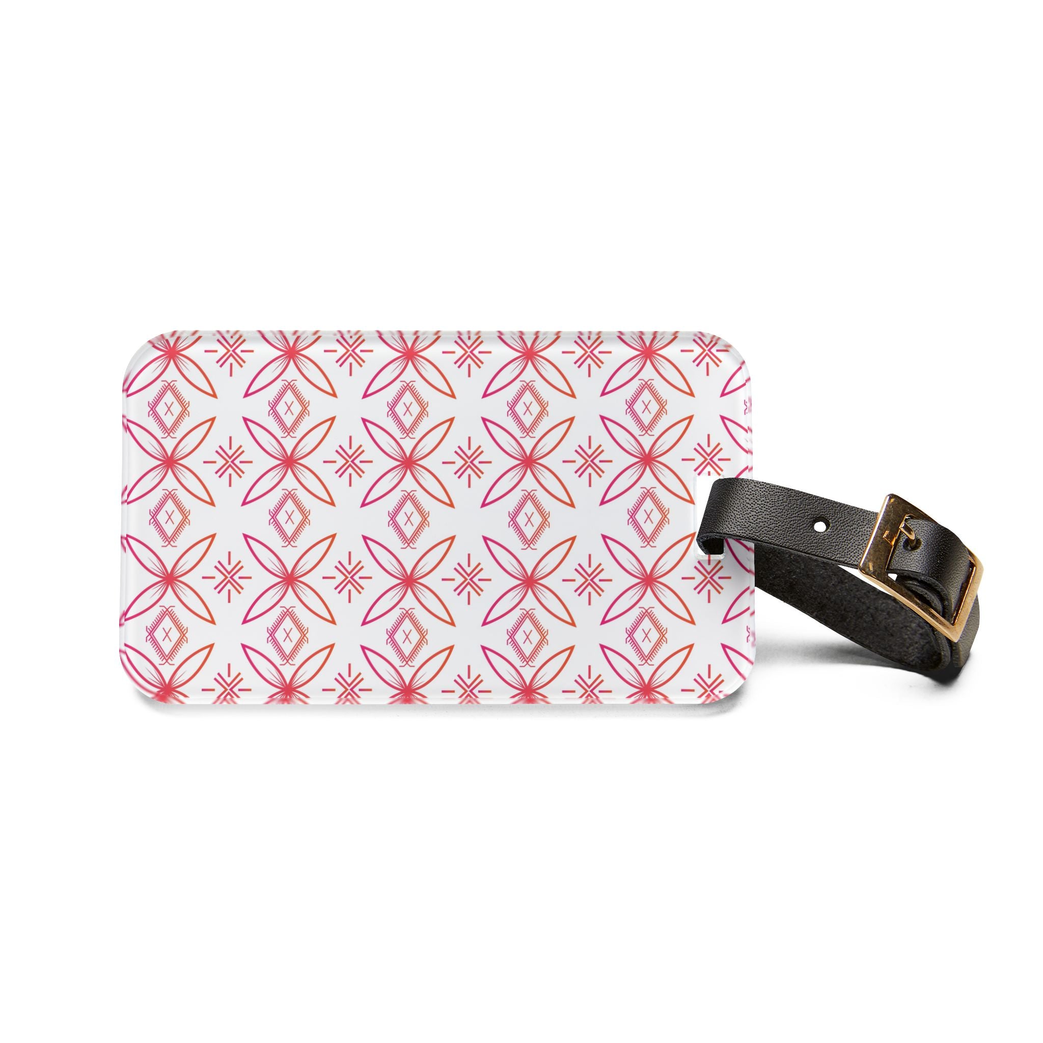 Fuli (Pink & Orange) Luggage Tag