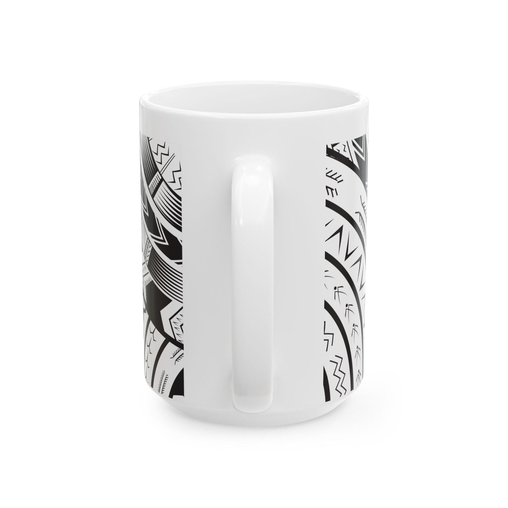Black and White Tatau Mug