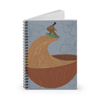Surfing Kava Queen Spiral Notebook
