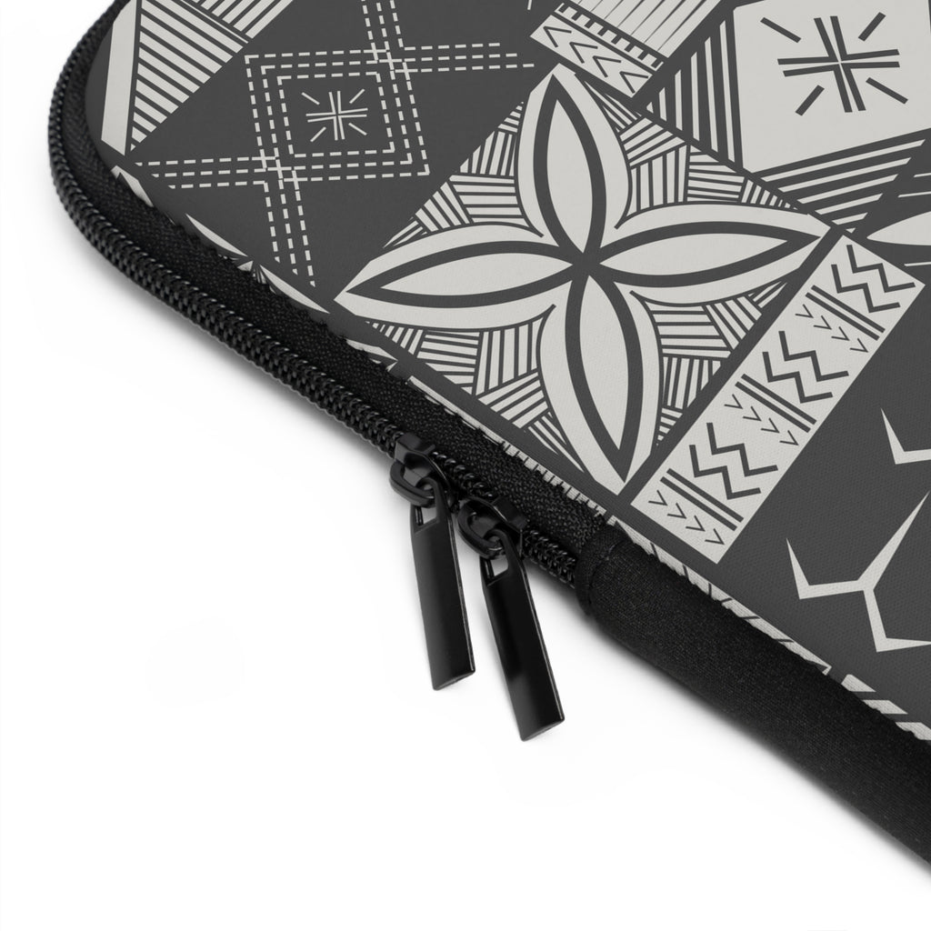 Maluelue (Black & Grey) Laptop Sleeve