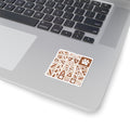 Manu Brown Sticker