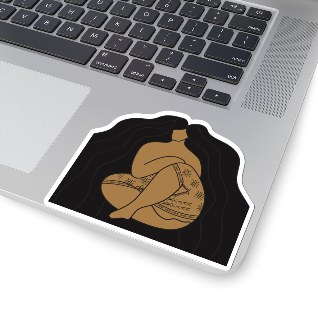 Samoan Malu and Long Hair Don't Care Sticker