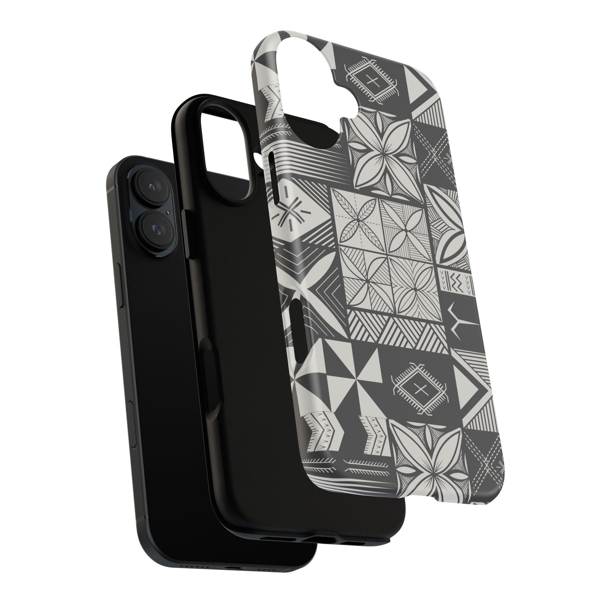 Maluelue (Black & Grey) Phone Case