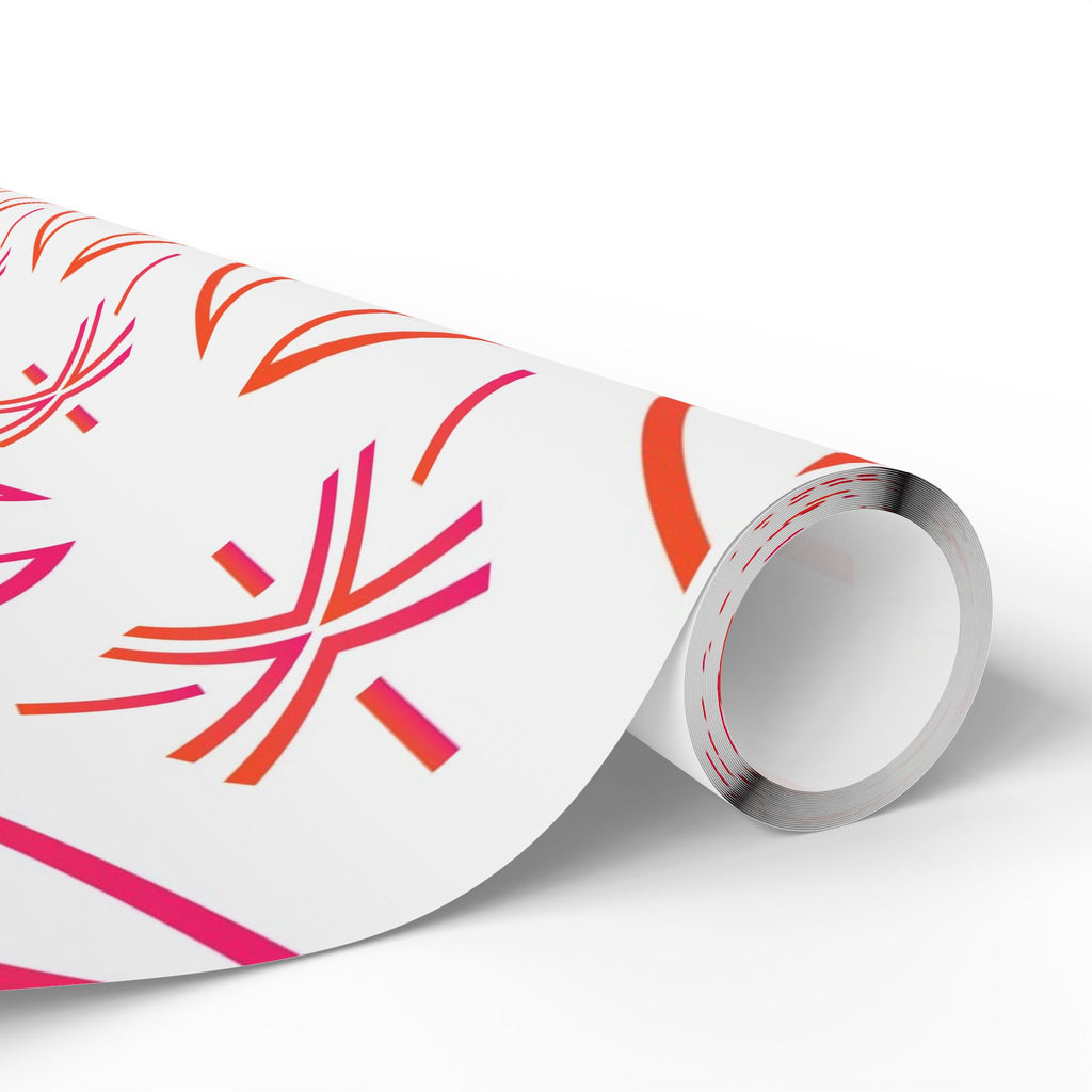 Fuli (Pink & Orange) Wrapping Paper
