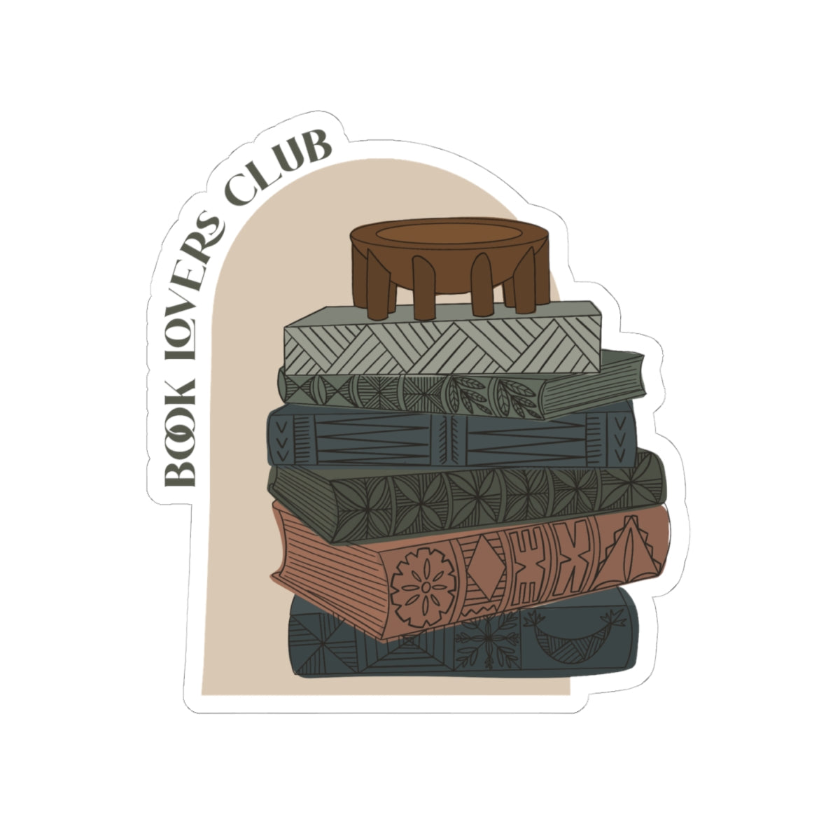 Book Lovers Club Sticker