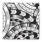 Black and White Tatau Canvas