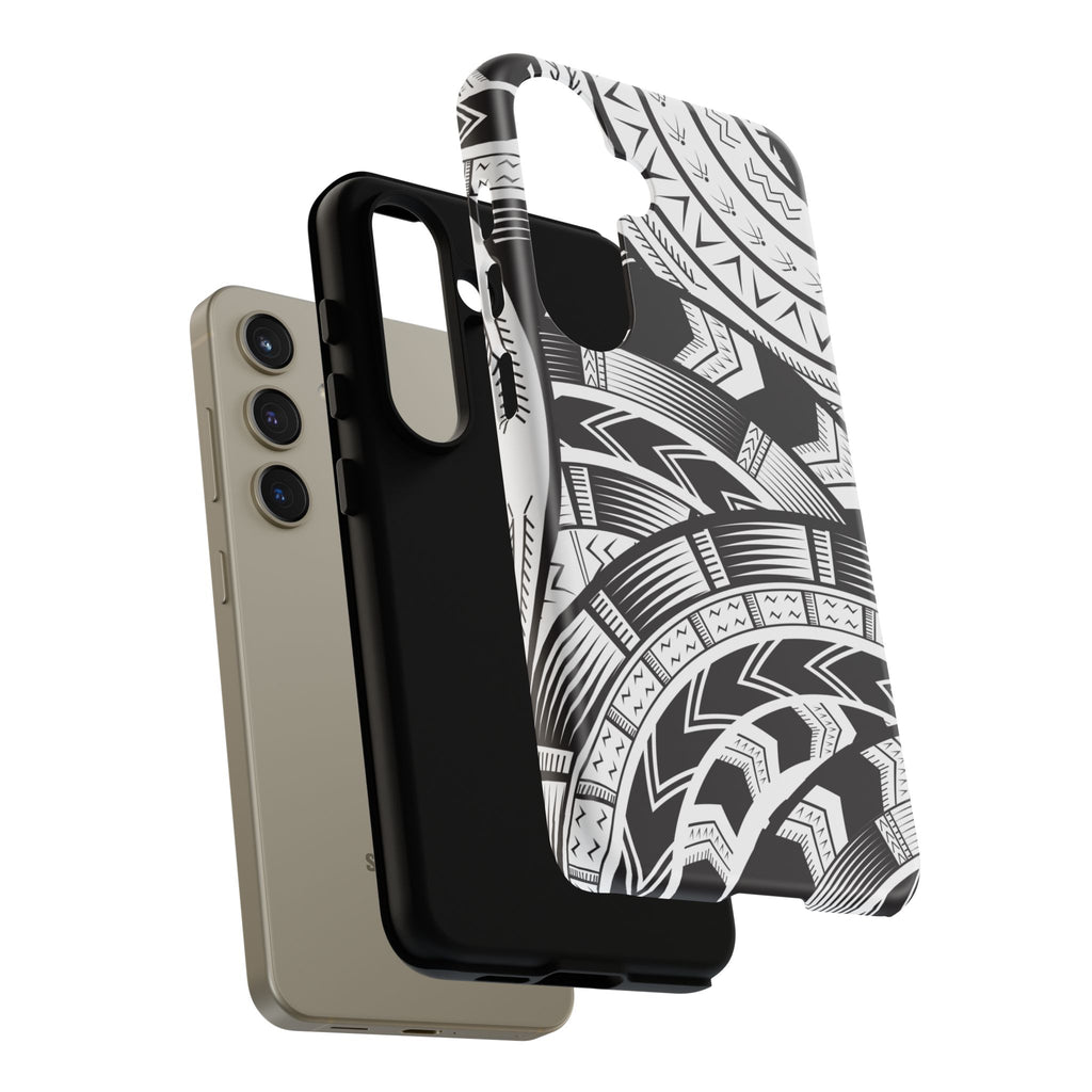 Black and White Tatau Phone Case