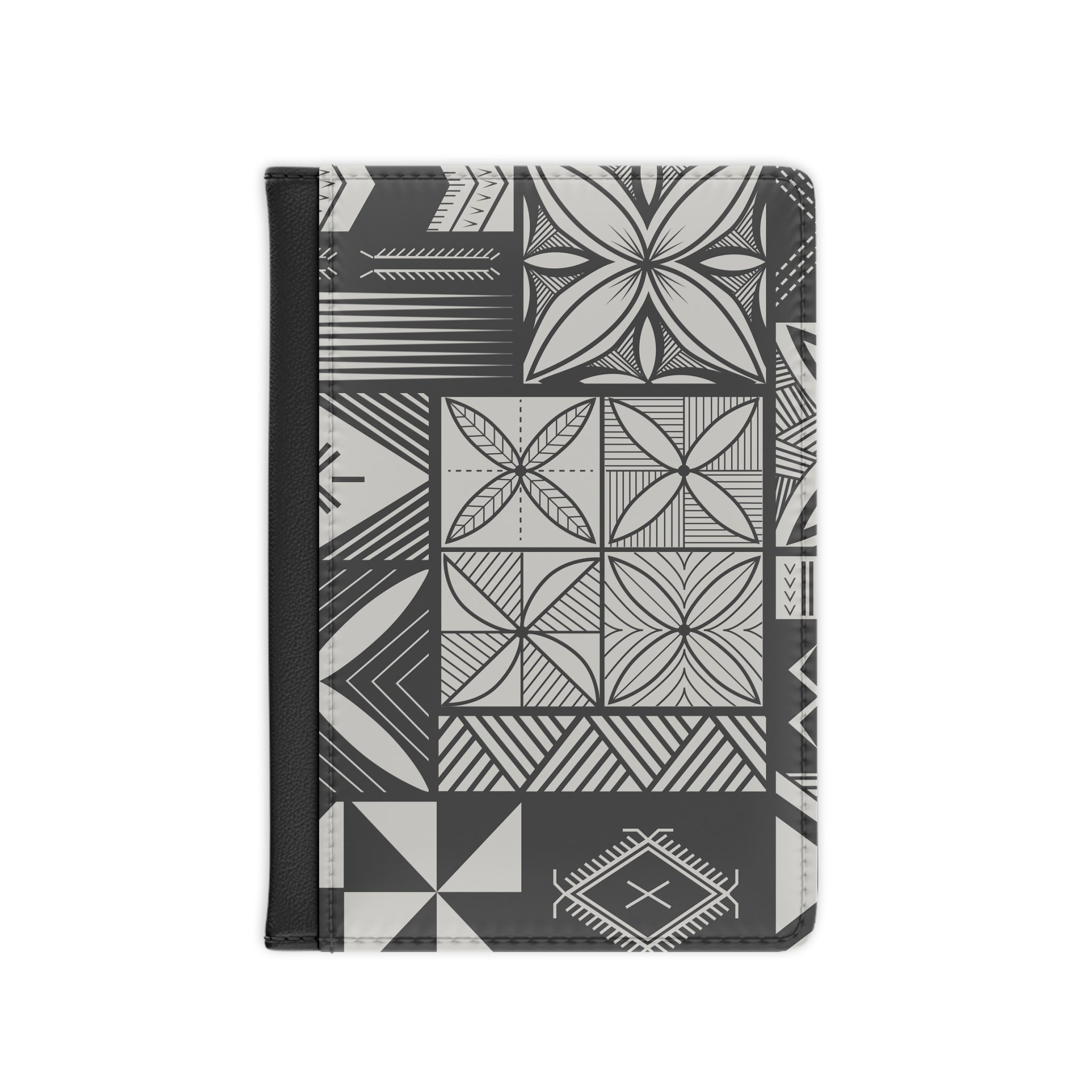 Maluelue (Black & Grey) Passport Cover