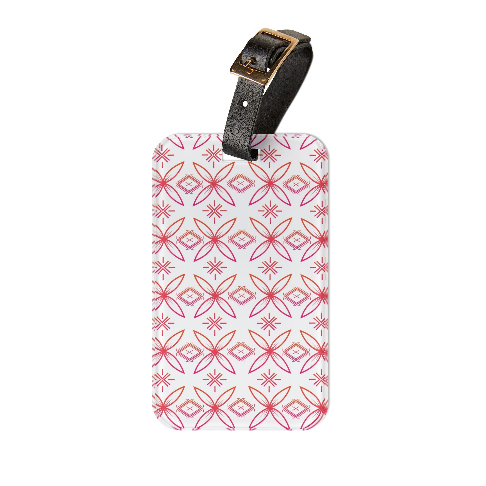 Fuli (Pink & Orange) Luggage Tag