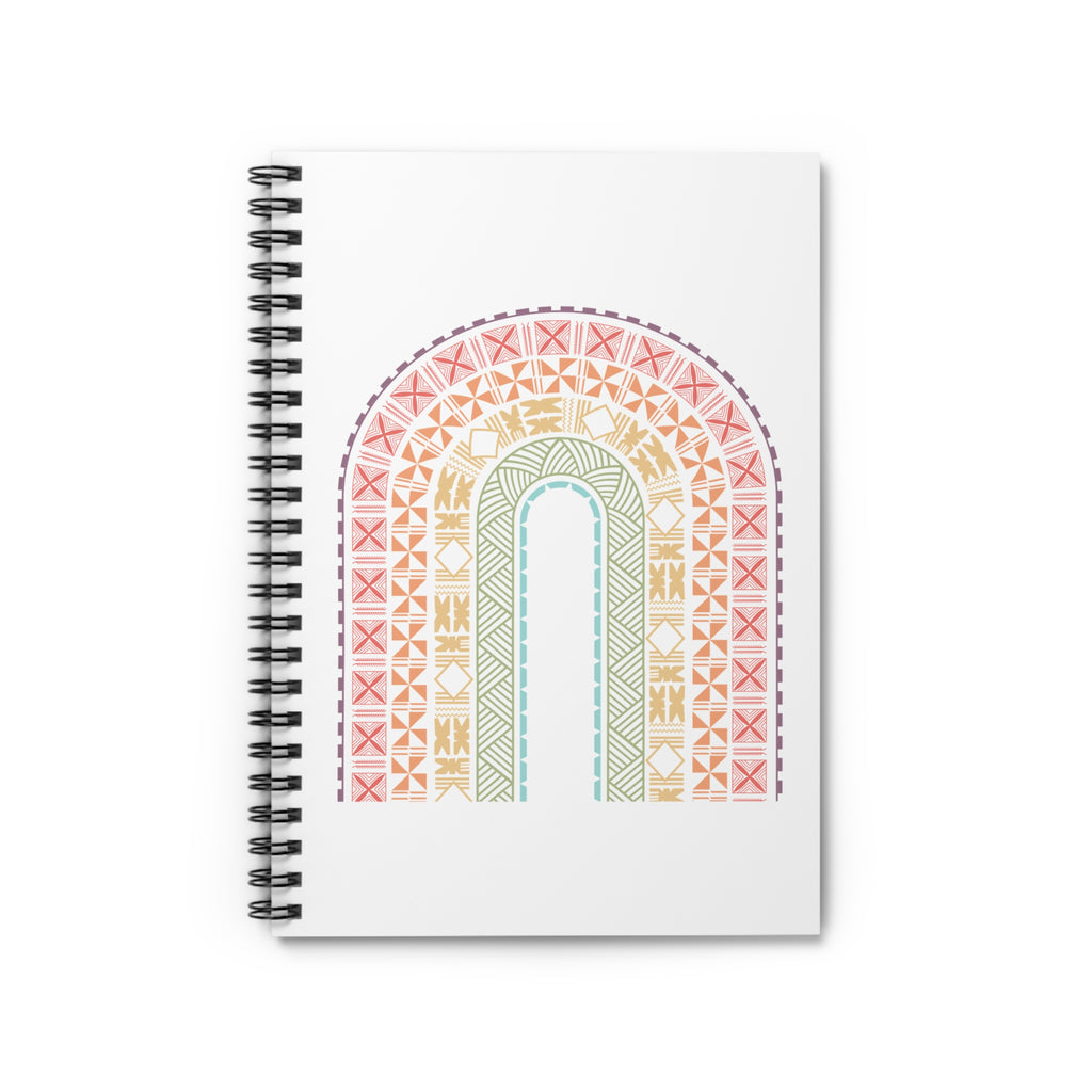 Tapa Rainbow Spiral Notebook