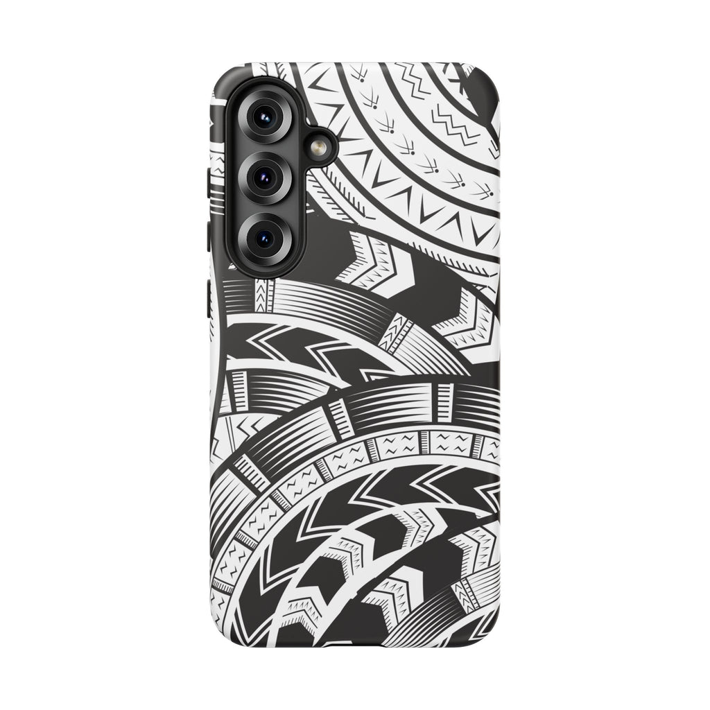 Black and White Tatau Phone Case